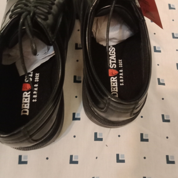 Deer Stags Men's Times S.U.P.R.O.. Sock Plain-Toe Dress Comfort Oxford - Picture 5 of 8